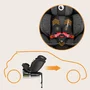 Scaun auto, Lionelo, i-Size Navy, 0-36 Kg, 40-150 cm, Cu isofix si picior de fixare, Protectie laterala, Rotire 360 grade, Ajustare spatar in 4 pozitii, Tetiera reglabila in 11 trepte, Conform cu R129, Negru/Rosu - 38
