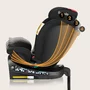 Scaun auto, Lionelo, i-Size Navy, 0-36 Kg, 40-150 cm, Cu isofix si picior de fixare, Protectie laterala, Rotire 360 grade, Ajustare spatar in 4 pozitii, Tetiera reglabila in 11 trepte, Conform cu R129, Negru/Rosu - 39