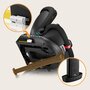 Scaun auto, Lionelo, i-Size Navy, 0-36 Kg, 40-150 cm, Cu isofix si picior de fixare, Protectie laterala, Rotire 360 grade, Ajustare spatar in 4 pozitii, Tetiera reglabila in 11 trepte, Conform cu R129, Negru/Rosu - 42