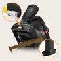 Scaun auto, Lionelo, i-Size Navy, 0-36 Kg, 40-150 cm, Cu isofix si picior de fixare, Protectie laterala, Rotire 360 grade, Ajustare spatar in 4 pozitii, Tetiera reglabila in 11 trepte, Conform cu R129, Negru/Rosu - 42