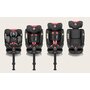 Scaun auto, Lionelo, i-Size Navy, 0-36 Kg, 40-150 cm, Cu isofix si picior de fixare, Protectie laterala, Rotire 360 grade, Ajustare spatar in 4 pozitii, Tetiera reglabila in 11 trepte, Conform cu R129, Negru/Rosu - 43
