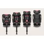 Scaun auto, Lionelo, i-Size Navy, 0-36 Kg, 40-150 cm, Cu isofix si picior de fixare, Protectie laterala, Rotire 360 grade, Ajustare spatar in 4 pozitii, Tetiera reglabila in 11 trepte, Conform cu R129, Negru/Rosu - 43