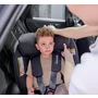 Scaun auto, Lionelo, i-Size Navy, 0-36 Kg, 40-150 cm, Cu isofix si picior de fixare, Protectie laterala, Rotire 360 grade, Ajustare spatar in 4 pozitii, Tetiera reglabila in 11 trepte, Conform cu R129, Negru/Rosu - 46