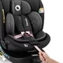 Scaun auto, Lionelo, i-Size Navy, 0-36 Kg, 40-150 cm, Cu isofix si picior de fixare, Protectie laterala, Rotire 360 grade, Ajustare spatar in 4 pozitii, Tetiera reglabila in 11 trepte, Conform cu R129, Negru/Roz - 22