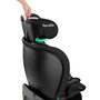 Scaun auto, Lionelo, i-Size Navy, 0-36 Kg, 40-150 cm, Cu isofix si picior de fixare, Protectie laterala, Rotire 360 grade, Ajustare spatar in 4 pozitii, Tetiera reglabila in 11 trepte, Conform cu R129, Negru/Roz - 24