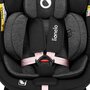 Scaun auto, Lionelo, i-Size Navy, 0-36 Kg, 40-150 cm, Cu isofix si picior de fixare, Protectie laterala, Rotire 360 grade, Ajustare spatar in 4 pozitii, Tetiera reglabila in 11 trepte, Conform cu R129, Negru/Roz - 32