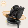 Scaun auto, Lionelo, i-Size Navy, 0-36 Kg, 40-150 cm, Cu isofix si picior de fixare, Protectie laterala, Rotire 360 grade, Ajustare spatar in 4 pozitii, Tetiera reglabila in 11 trepte, Conform cu R129, Negru/Roz - 37