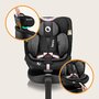 Scaun auto, Lionelo, i-Size Navy, 0-36 Kg, 40-150 cm, Cu isofix si picior de fixare, Protectie laterala, Rotire 360 grade, Ajustare spatar in 4 pozitii, Tetiera reglabila in 11 trepte, Conform cu R129, Negru/Roz - 41