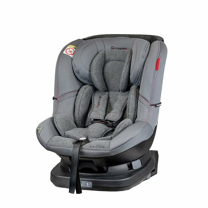 Coletto - scaun auto millo spatar reglabil, rotire 360 grade, 0-18 kg, gri