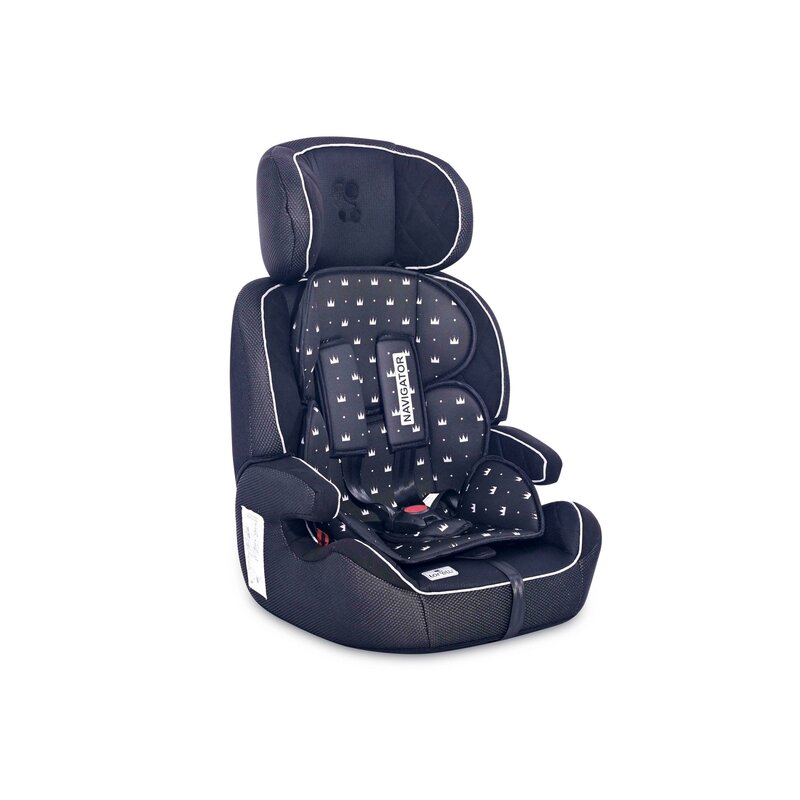 Lorelli - scaun auto navigator spatar reglabil, spatar detasabil crowns, 9-36 kg, negru