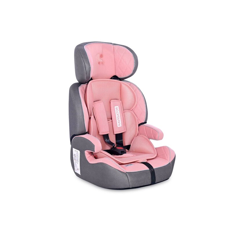 Lorelli - scaun auto navigator spatar reglabil, spatar detasabil velvet, 9-36 kg, roz