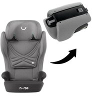 Black Friday - Reduceri Scaun auto, Nurse, Spring, I-Size, Cu sistem isofix, Pliabil, 100-150 cm, 4-12 ani, Conform cu standardul european de securitate ECE R129, Storm Promotie