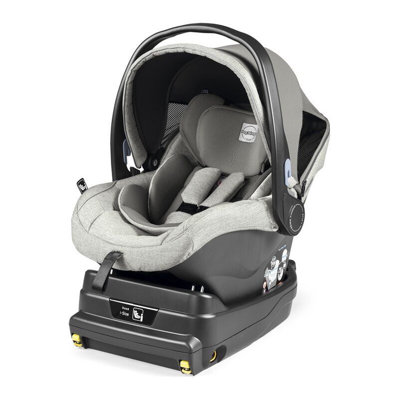 Peg perego - scaun auto primo viaggio i-size, baza inclusa, 0-13 kg, luxe mirage