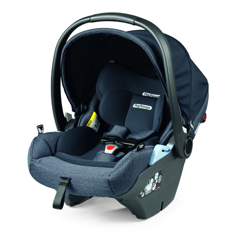 Peg Perego - Scaun auto Primoviaggio Loudge Luxe Mirage Spatar reglabil, Protectie laterala, 0-13 Kg