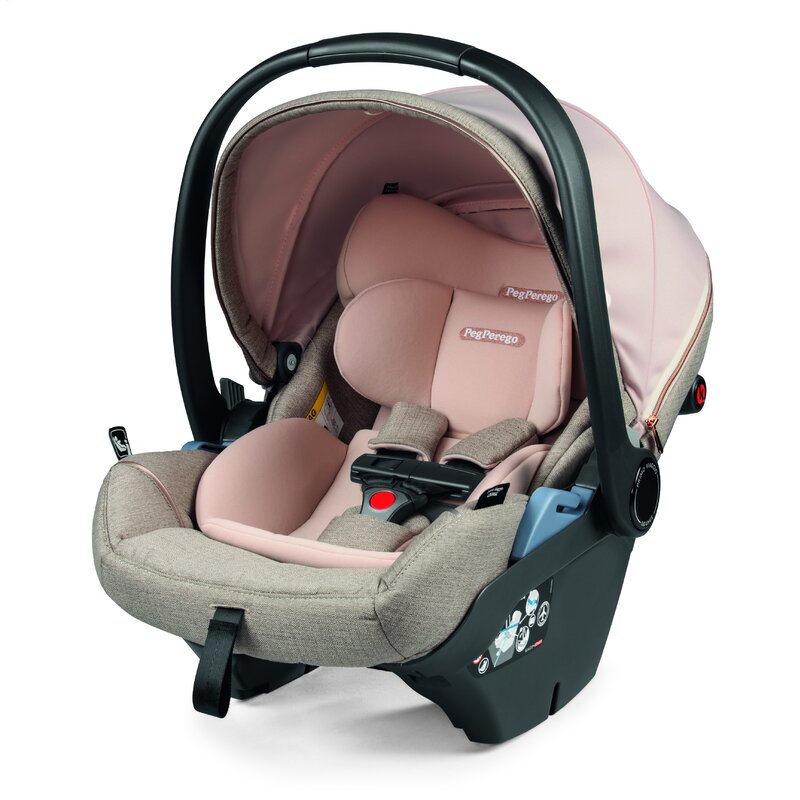 Peg Perego - Scaun auto Primoviaggio Loudge Mon Amour Spatar reglabil, Protectie laterala, 0-13 Kg