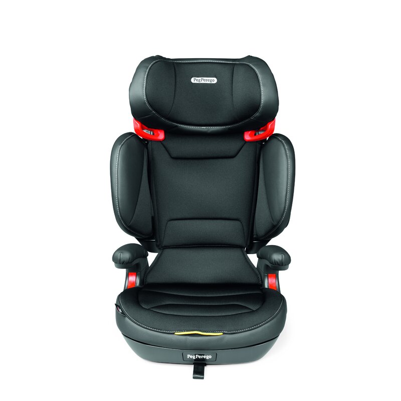 Peg Perego - Scaun auto Viaggio 2-3 Shuttle Plus Licorice,Viaggio 2-3 Shuttle Plus Licorice Spatar reglabil, Spatar detasabil, Protectie laterala, 15-36 Kg, cu Isofix, Negru