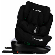 Scaun auto pentru copii, Ultima, Nastere - 150 Cm/ 0 - 12 ani, Rotire 360° grade, Tehnologie Isofix I-Size si Top Tether, Spatar reglabil, Conform cu standardul european ECE R129, FreeON, Black