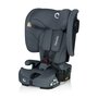 Scaun auto pliabil, Lionelo, Nelly, i-Size, 76- 150 cm, Tetiera reglabila in 15 pozitii, Spatar reglabil in 4 pozitii, Sisteme de fixare Isofix si Top Tether, Sezut lat si confortabil, Conform cu ECE R129, Gri - 7