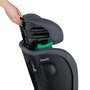 Scaun auto pliabil, Lionelo, Nelly, i-Size, 76- 150 cm, Tetiera reglabila in 15 pozitii, Spatar reglabil in 4 pozitii, Sisteme de fixare Isofix si Top Tether, Sezut lat si confortabil, Conform cu ECE R129, Gri - 15