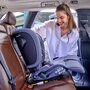 Scaun auto pliabil, Lionelo, Nelly, i-Size, 76- 150 cm, Tetiera reglabila in 15 pozitii, Spatar reglabil in 4 pozitii, Sisteme de fixare Isofix si Top Tether, Sezut lat si confortabil, Conform cu ECE R129, Gri - 26