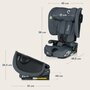 Scaun auto pliabil, Lionelo, Nelly, i-Size, 76- 150 cm, Tetiera reglabila in 15 pozitii, Spatar reglabil in 4 pozitii, Sisteme de fixare Isofix si Top Tether, Sezut lat si confortabil, Conform cu ECE R129, Gri - 32