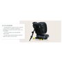 Scaun auto pliabil, Lionelo, Nelly, i-Size, 76- 150 cm, Tetiera reglabila in 15 pozitii, Spatar reglabil in 4 pozitii, Sisteme de fixare Isofix si Top Tether, Sezut lat si confortabil, Conform cu ECE R129, Gri - 40