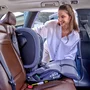 Scaun auto pliabil, Lionelo, Nelly, i-Size, 76- 150 cm, Tetiera reglabila in 15 pozitii, Spatar reglabil in 4 pozitii, Sisteme de fixare Isofix si Top Tether, Sezut lat si confortabil, Conform cu ECE R129, Negru - 25