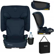Black Friday - Reduceri Scaun auto pliabil, Lionelo, Orin, i-Size, 100-150 cm, Tetiera reglabila in 14 pozitii, Spatar in 4 pozitii, Isofix+Top Tether, Sezut ergonomic, Husa transport, Suport sticla, Albastru Promotie