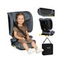 Scaun auto pliabil, Lionelo, Orin, i-Size, 100-150 cm, Tetiera reglabila in 14 pozitii, Spatar in 4 pozitii, Isofix+Top Tether, Sezut ergonomic, Husa transport, Suport sticla, Gri Grafit - 3