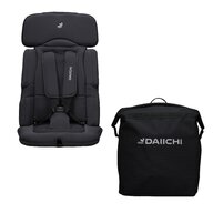 Daiichi - Scaun auto Easy Carry , Dark , Pliabil, Protectie laterala, Usor de transportat, 9-18 Kg, Gri