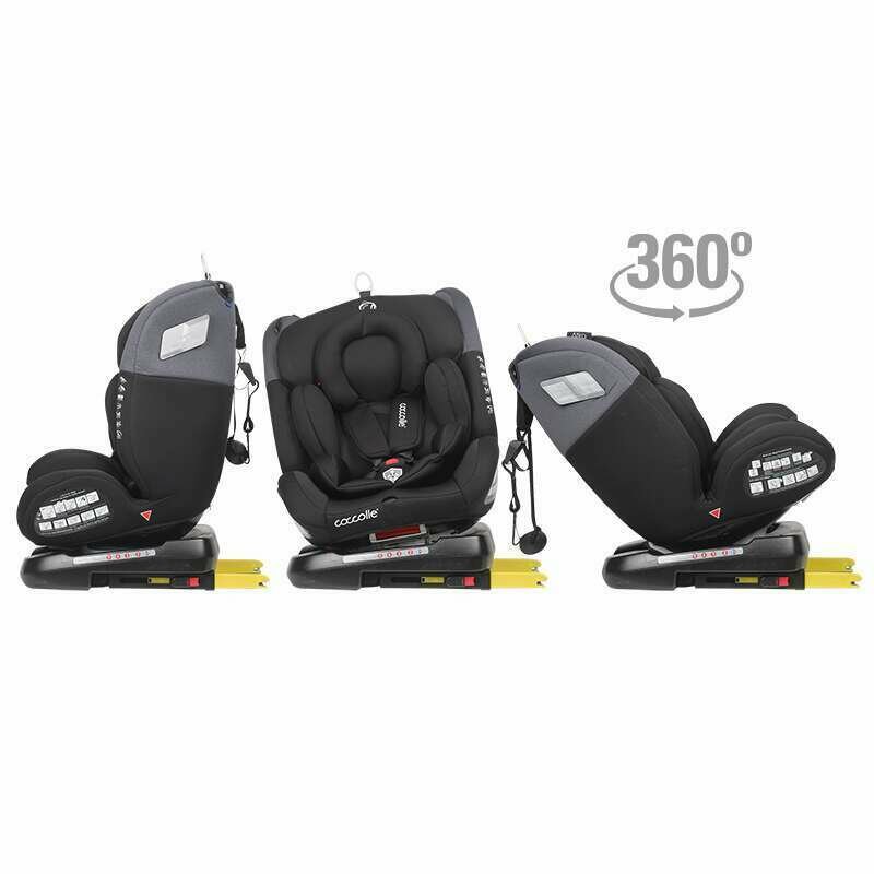 Coccolle - scaun auto rotativ 0-36 kg atira diamond black