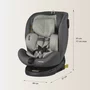 Coccolle - Scaun auto rotativ cu isofix grupa 0-36 kg  Nova Moonlit Grey - 5