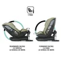 Scaun auto rotativ iSize Coccolle Velsa Moss green - 4