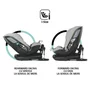 Scaun auto rotativ iSize Coccolle Velsa Neutral grey - 4