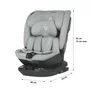 Scaun auto rotativ iSize Coccolle Velsa Neutral grey - 6