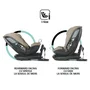 Scaun auto rotativ iSize Coccolle Velsa Taupe brown - 4