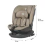 Scaun auto rotativ iSize Coccolle Velsa Taupe brown - 6