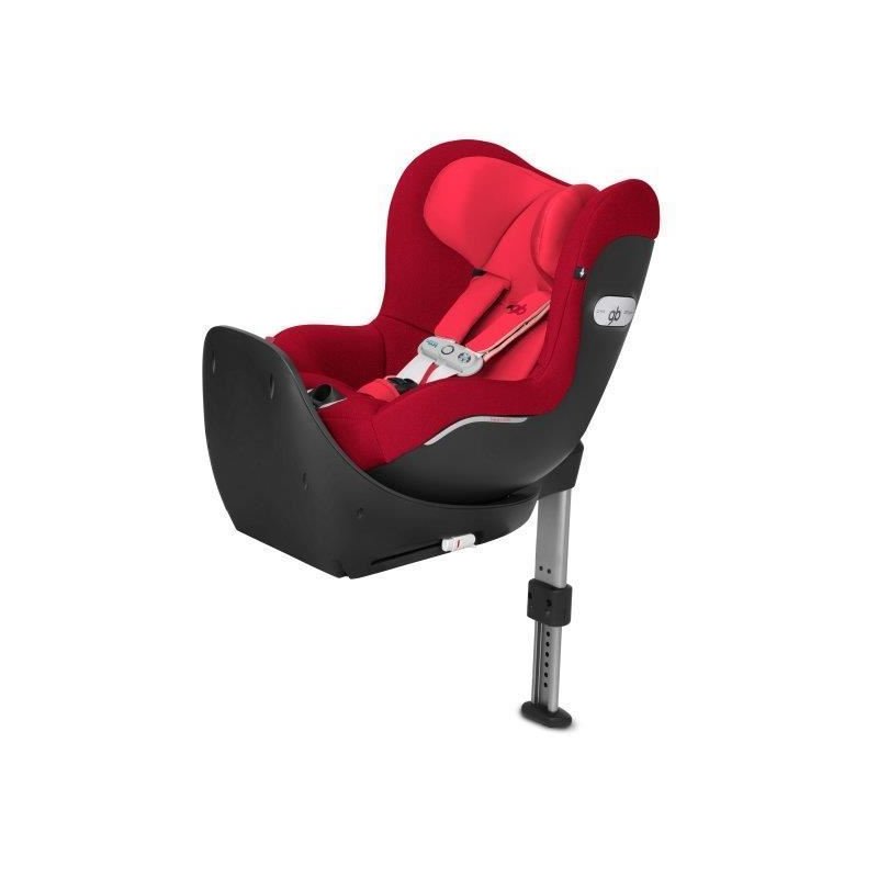 Gb - scaun auto vaya isize+sensorsafe, rotativ 360 grade, cu isofix, cherry red