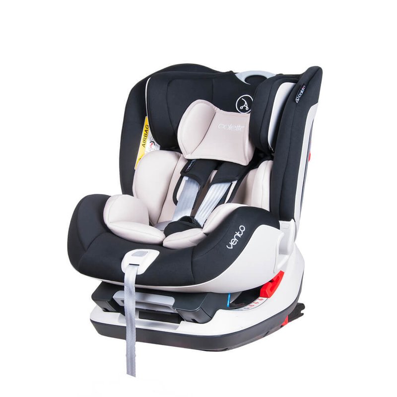 Coletto - scaun auto vento, cu isofix si top-tether, 0-25 kg, black
