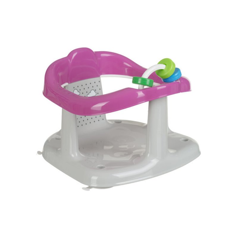 Mykids - scaun de baie bebelusi panda, grey/pink