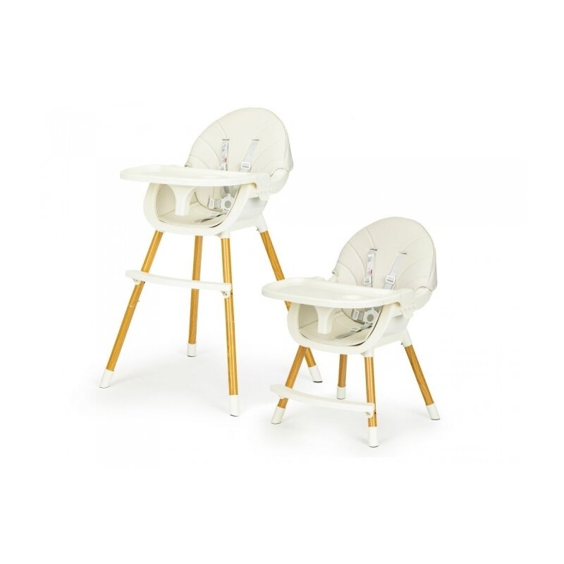 Ecotoys - scaun de masa reglabil ha-004 2 in 1, bej