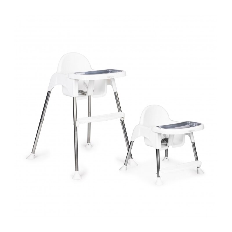 Ecotoys - scaun de masa reglabil hc-135 2 in 1, alb
