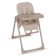 Scaun de masa 2 in 1, Lionelo, Linn Plus, Cu functie de sezlong, Reglabil, 6 Pozitii pe inaltime, Spatar reglabil in 3 pozitii, Din metal, Conform cu EN14988, Bej Sand