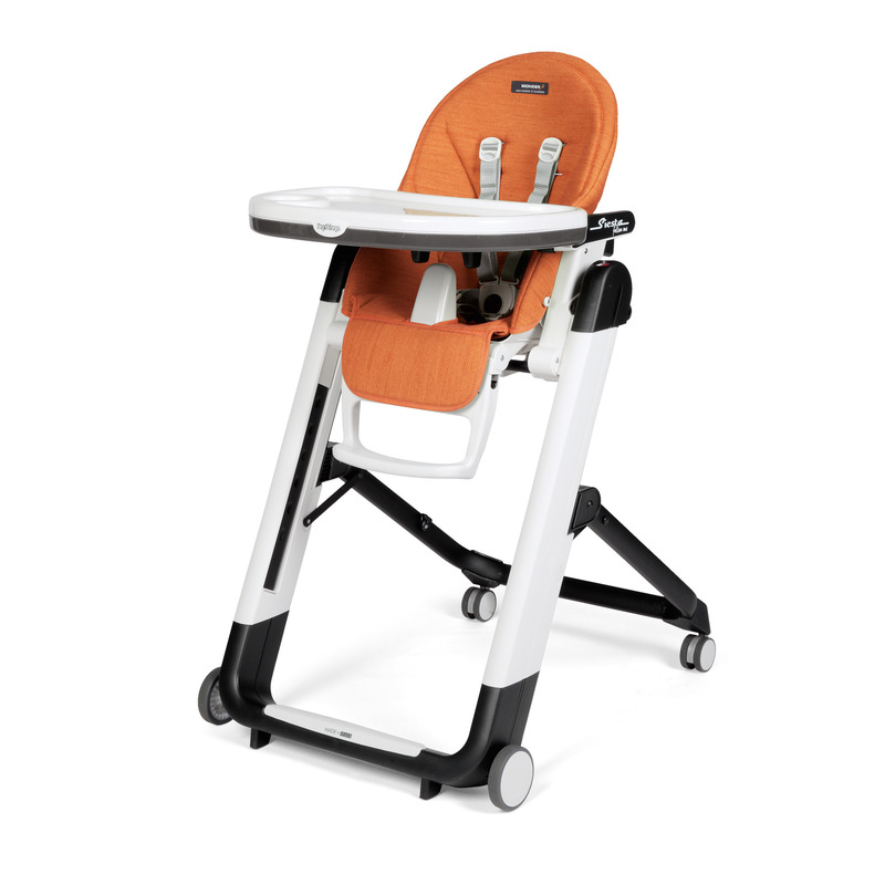 Scaun de masa 2 in 1 peg perego siesta follow me, wonder orange
