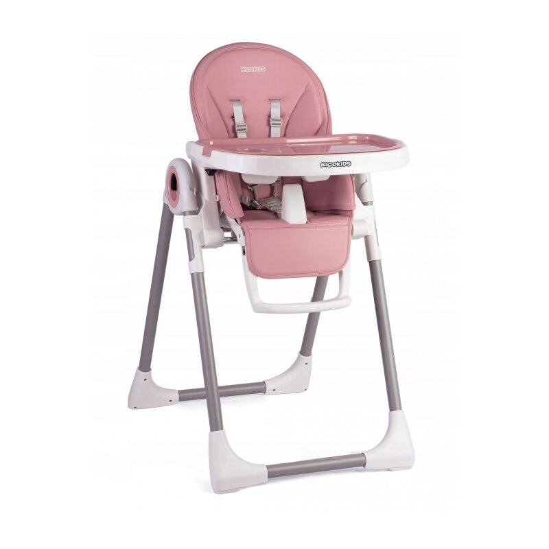 Ricokids - scaun de masa reglabil belo 2 in 1, cu 8 trepte de inaltime, roz