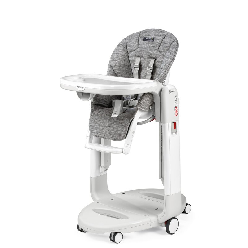 Peg perego - scaun de masa 3 in 1 tatamia follow me, 0-15 kg, wondergrey, gri