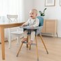 Scaun de masa, Baby Mix, Freja, Multifunctional, Pana la 15 kg, Cu tavita dubla reglabila, Cu suport pentru picioare, Usor de transportat, Conform cu EN 14988+A1:2020-07, 6-36 luni, Green - 4