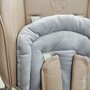 Scaun de masa, Bebe Stars, Nuovo, 2 in 1, Pliabil, Functie de balansoar, Pana la 15 kg, Cu tavita reglabila si detasabila, Conform cu EN14988:2017+A1:2020, 6-36 luni, Mocha - 10
