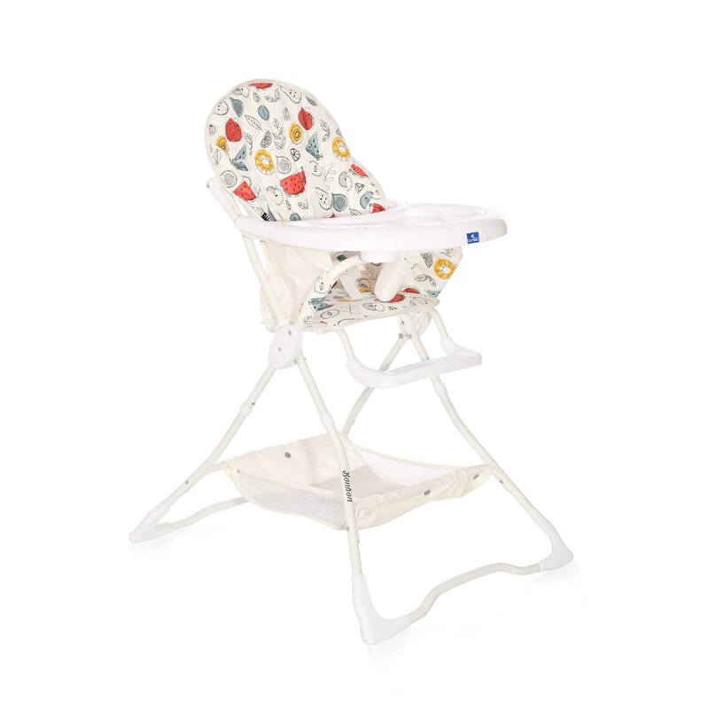 Lorelli - scaun de masa fix bonbon pliabil fruits, alb