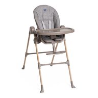 Scaun de masa, Chicco, Polly Essential, Multifunctional, Reglabil, Pliabil, Cu tavita detasabila, Cu centura de siguranta in 5 puncte, 0-36 luni, Greutate maxima 15 kg, Frasin